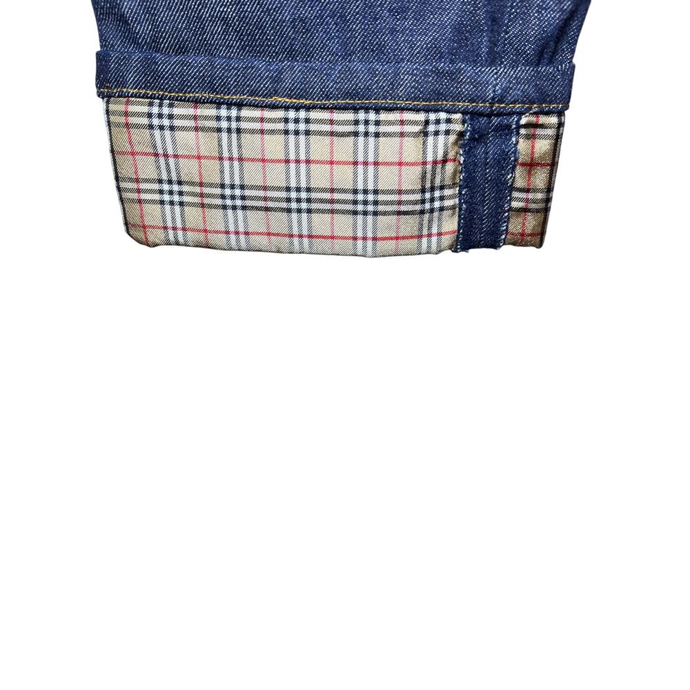 Burberry Women's Nova Check Denim Jeans Roll Cuff EU 40 - Picture 3 of 14